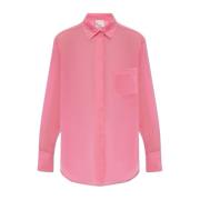 Shirt met zak Forte Forte , Pink , Dames