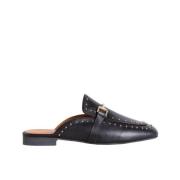 Silvia Loafers Babouche , Black , Dames