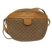 Pre-owned Canvas gucci-bags Gucci Vintage , Beige , Dames