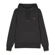 Grijze Tipped Hoodie Fred Perry , Gray , Heren