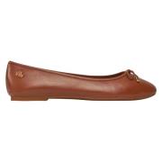 Bruine platte schoenen Ralph Lauren , Brown , Dames