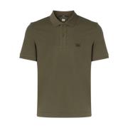 Stretch Slim Polo Shirt C.p. Company , Green , Heren