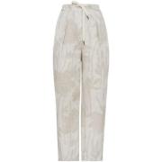 Trousers Brunello Cucinelli , Gray , Dames