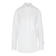 Blouses & Shirts Tela , White , Dames