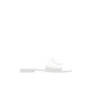 Rubberen slides Moncler , White , Dames