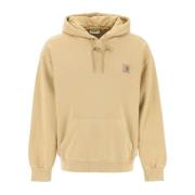 Nelson Hoodie in ongeborsteld katoenen jersey Carhartt Wip , Beige , H...