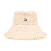 Logo-patch hoed Moncler , Beige , Dames