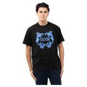 Grafische Print Loose Fit T-Shirt Versace Jeans Couture , Black , Here...