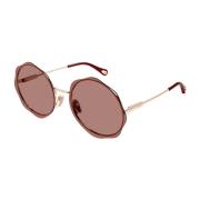 Sunglasses Chloé , Red , Dames