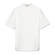 T-shirt met binnenstebuiten effect Burberry , White , Heren