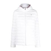 Down Jackets Tommy Hilfiger , White , Dames