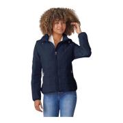 Down Jackets Junge , Blue , Dames