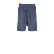 Casual Shorts 120% Lino , Blue , Heren