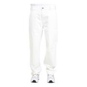 Straight Jeans Dickies , White , Heren