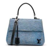 Pre-owned Leather handbags Louis Vuitton Vintage , Blue , Dames