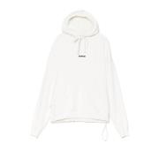Klassieke hoodie met logo, wit Bonsai , White , Heren
