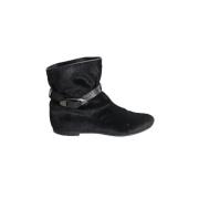 Pre-owned Leather boots Giuseppe Zanotti Pre-owned , Black , Dames