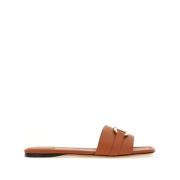 Sliders Salvatore Ferragamo , Brown , Dames