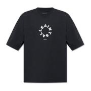 Bedrukt T-shirt AllSaints , Black , Heren