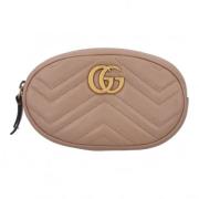 Pre-owned Leather crossbody-bags Gucci Vintage , Pink , Dames