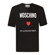 Stijlvolle T-shirts en Polos Moschino , Black , Heren