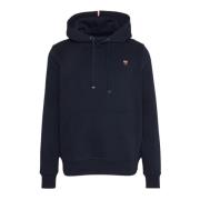 Marineblauwe Small Imd Hoody Overdeler Tommy Hilfiger , Blue , Heren