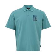 Stijlvolle Polo Shirts voor Mannen Armani Exchange , Blue , Heren