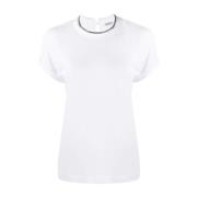 T-Shirts Brunello Cucinelli , White , Dames