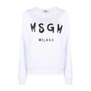 Sweatshirts Msgm , White , Dames