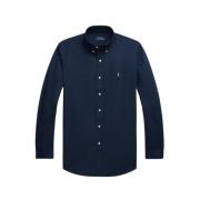 Klassieke Overhemd Polo Ralph Lauren , Blue , Heren