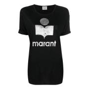 T-Shirts Isabel Marant Étoile , Black , Dames