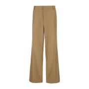 Beige Suit Broek met Gros Grain Tape Bluemarble , Beige , Heren