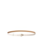 Leren riem Dondup , White , Dames