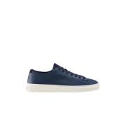 Leren Cloud Court Sneakers Woolrich , Blue , Heren