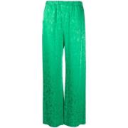 Trousers Msgm , Green , Dames