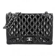 Pre-owned Leather crossbody-bags Chanel Vintage , Black , Dames