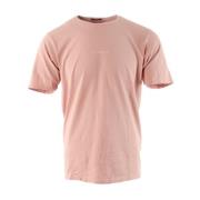 Heren T-shirt, Maat XS, 100% Katoen C.p. Company , Pink , Heren