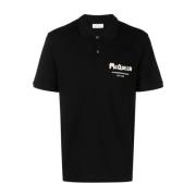 Polo Shirts Alexander McQueen , Black , Heren