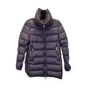Pre-owned Nylon outerwear Moncler Pre-owned , Gray , Dames