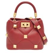 Pre-owned Leather handbags Valentino Vintage , Red , Dames