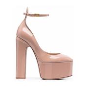 Roze Patent Leren Platform Pumps Valentino Garavani , Pink , Dames