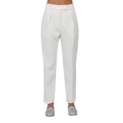 Wortel Fit Cady Broek Max Mara Studio , Beige , Dames