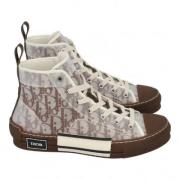 Pre-owned Fabric sneakers Dior Vintage , Beige , Dames