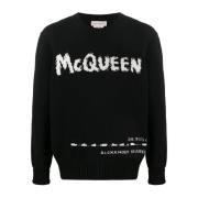 Knitwear Alexander McQueen , Black , Heren