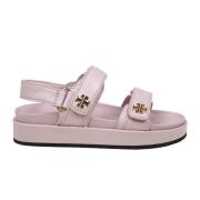 Flat Sandals Tory Burch , Pink , Dames