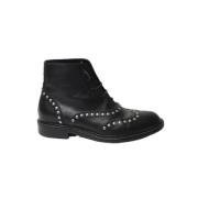 Pre-owned Leather boots Yves Saint Laurent Vintage , Black , Dames