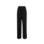 Straight Trousers Blanca Vita , Black , Dames