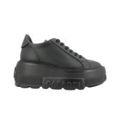 Nexus Leren Sneakers Zwart Casadei , Black , Dames