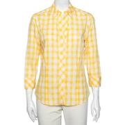 Pre-owned Cotton tops Carolina Herrera Pre-owned , Yellow , Dames