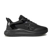 Zwarte EVA Runner Sneakers Calvin Klein , Black , Heren